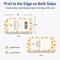 Avery Printable Perforated Rounded Rectangle Price Tags, Sure Feed Technology, 1-1/2" x 3", Matte Ivory Cardstock, Print-to-The-Edge, Laser/Inkjet Printable, 100 Total